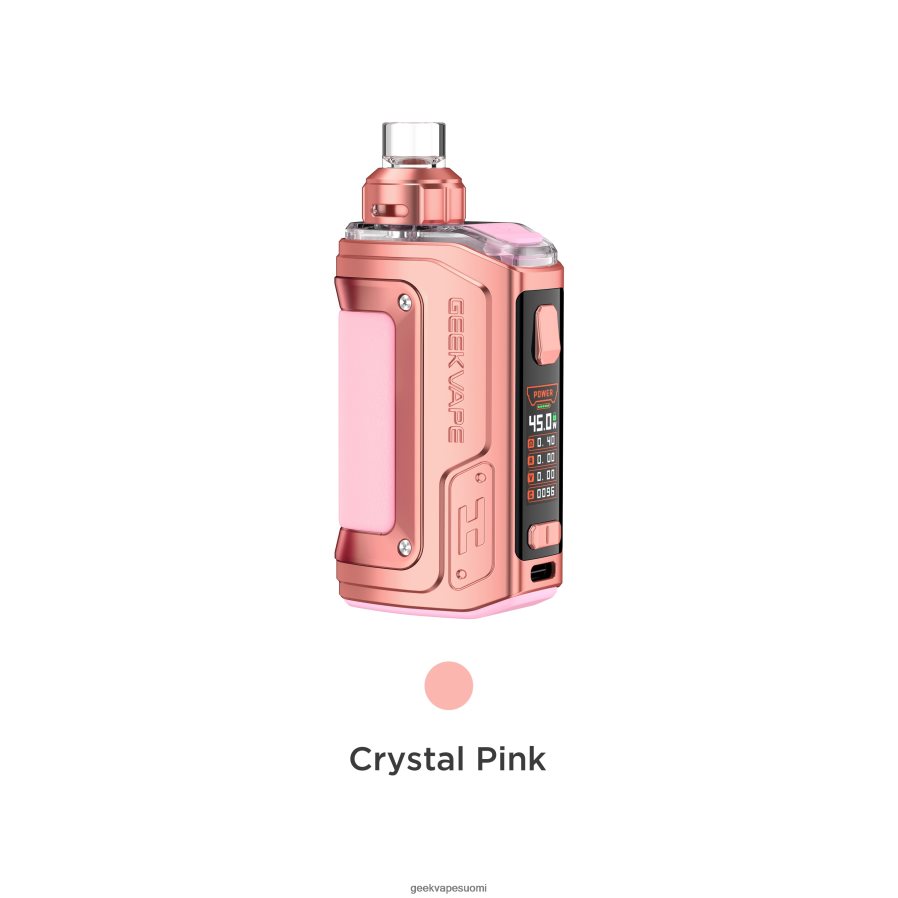 GEEKVAPE Sale | h45 (aegis hero 2) pod mod kit crystal edition GeekVape kristallin pinkki 84J82J140